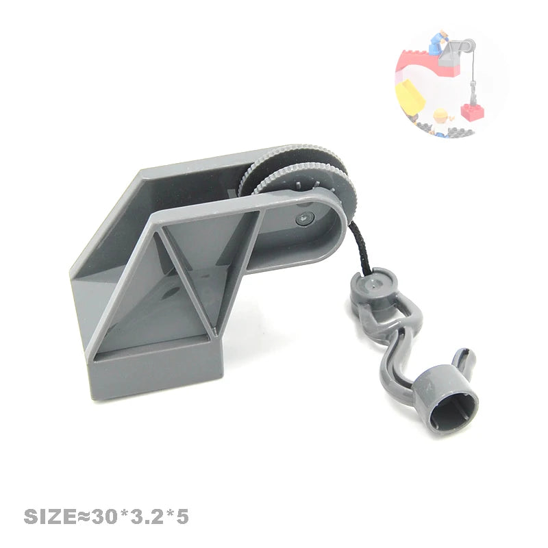 Big Size Building Blocks Engineering Accessories – City Scene, Walls, Doors, Hooks & Props