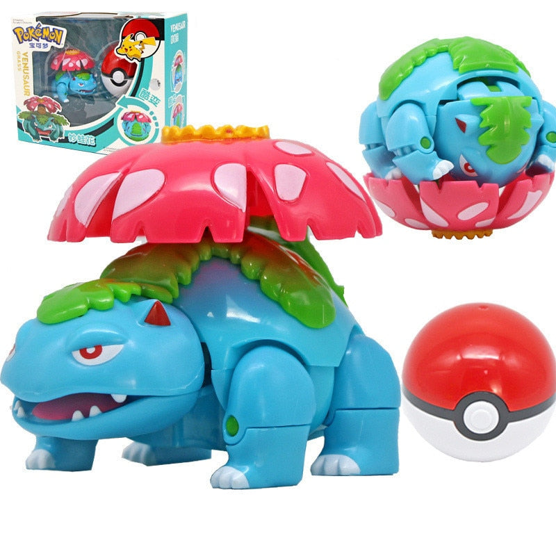 TAKARA TOMY Pokémon Action Figures with Pokéball: Choose Your Favorite Anime Character