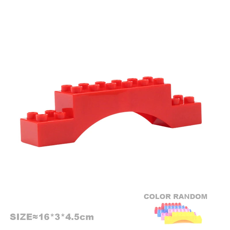 Big Size Building Blocks Engineering Accessories – City Scene, Walls, Doors, Hooks & Props