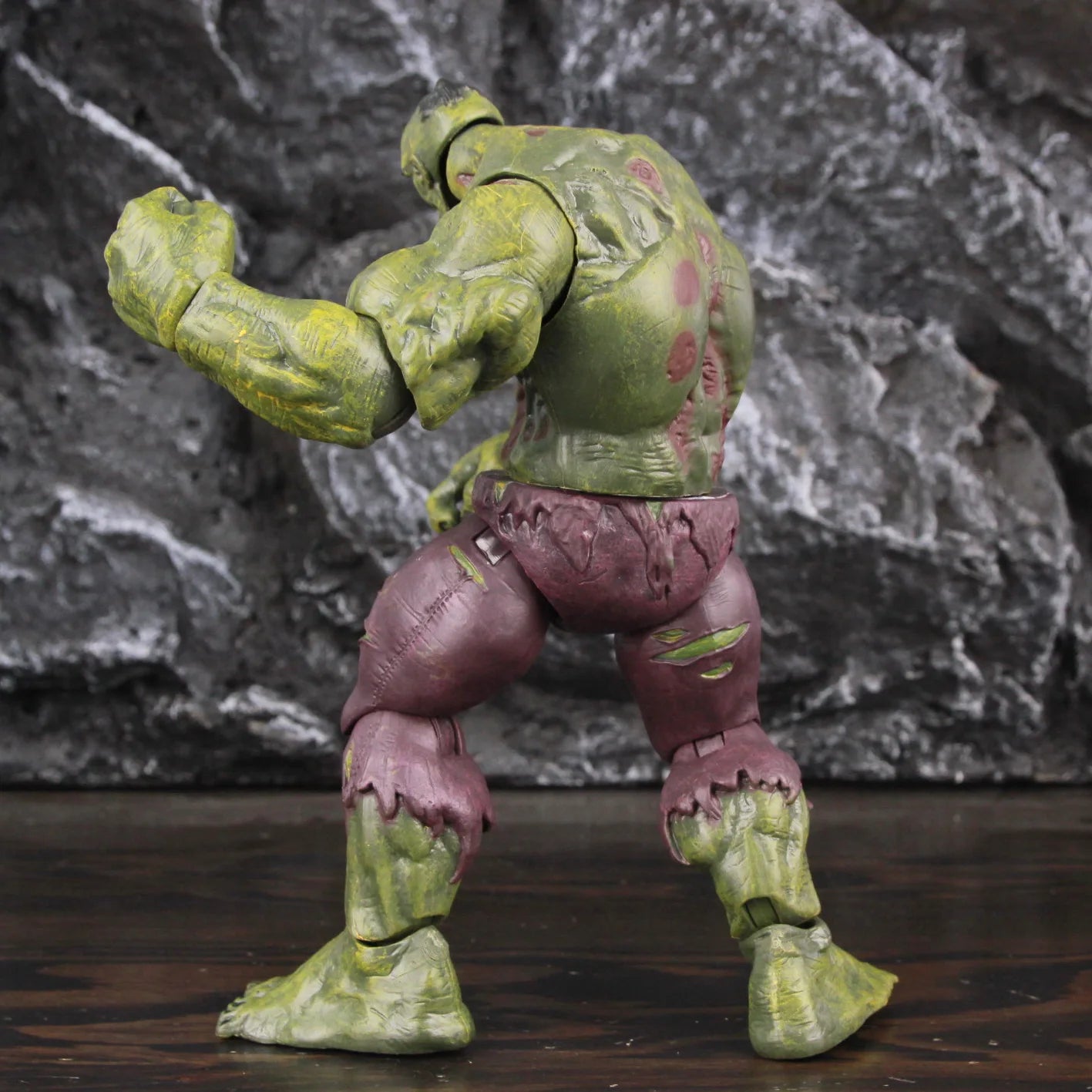 Remastered Zombie Marvel Superheroes Action Figure Set - Hulk, Captain America, Spider-Man
