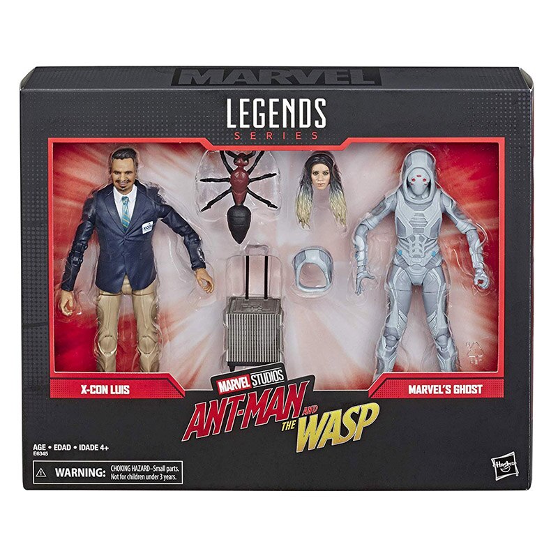Marvel Legends Series Ant-Man & The Wasp Movie-Inspired Action Figure 2 Pack - X-Con Luis & Marvel’s Ghost