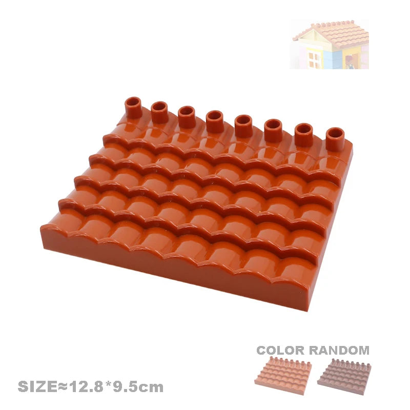 Big Size Building Blocks Engineering Accessories – City Scene, Walls, Doors, Hooks & Props