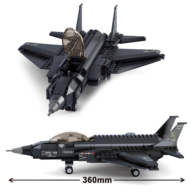 F-35 Brick Set, F35 Lego Set, F-35 Lightning Brick Set 46512478093597