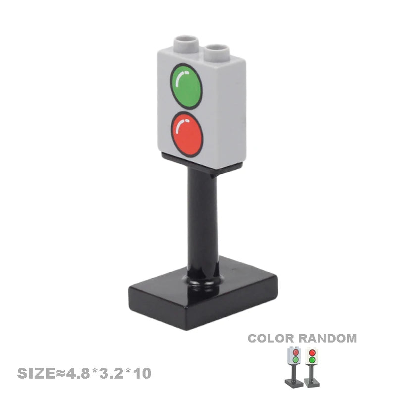 Big Size Building Blocks Engineering Accessories – City Scene, Walls, Doors, Hooks & Props