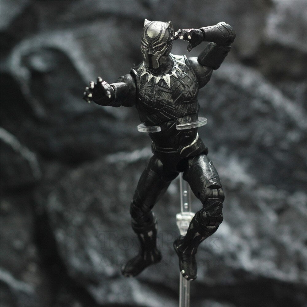 ZD Toys Marvel Black Panther 7" Action Figure - The King Of Wakanda Collection - Xclusive Collectibles