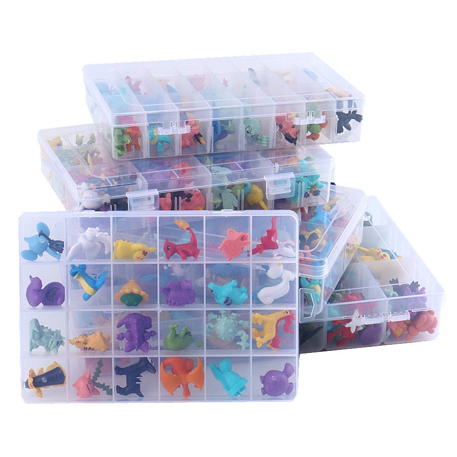 Pokémon Figures Toy Collection: From 24Pcs to 144Pcs, 2-3cm Anime Figure Models