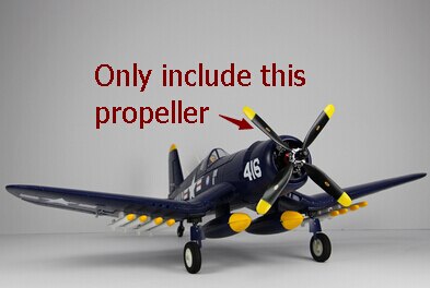 Spare 13*6 4-Blade Propeller for Unique FLIIT F4U RC Airplanes