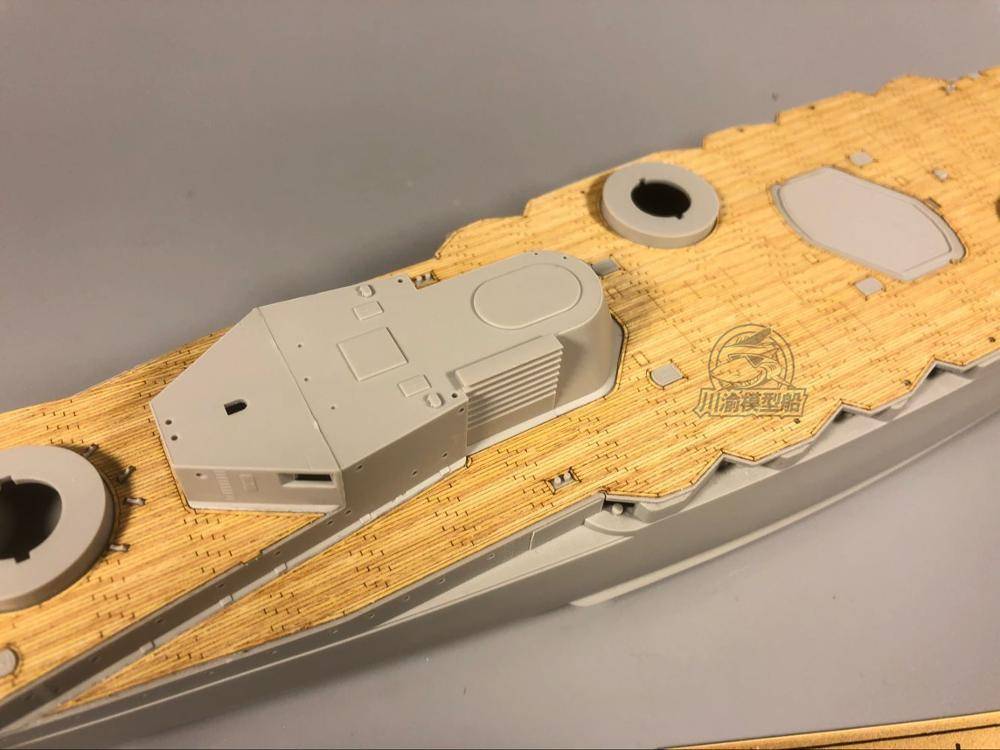 1/350 Scale Wooden Deck for HobbyBoss 86510 SMS Seydlitz Battleship Model Kits