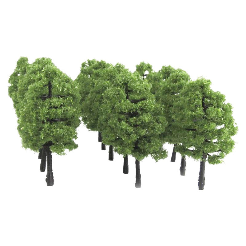 20/70pcs Plastic Model Train, Decoration & Diorama Miniature Trees, Scenery & Railroad Decorations - Xclusive Collectibles