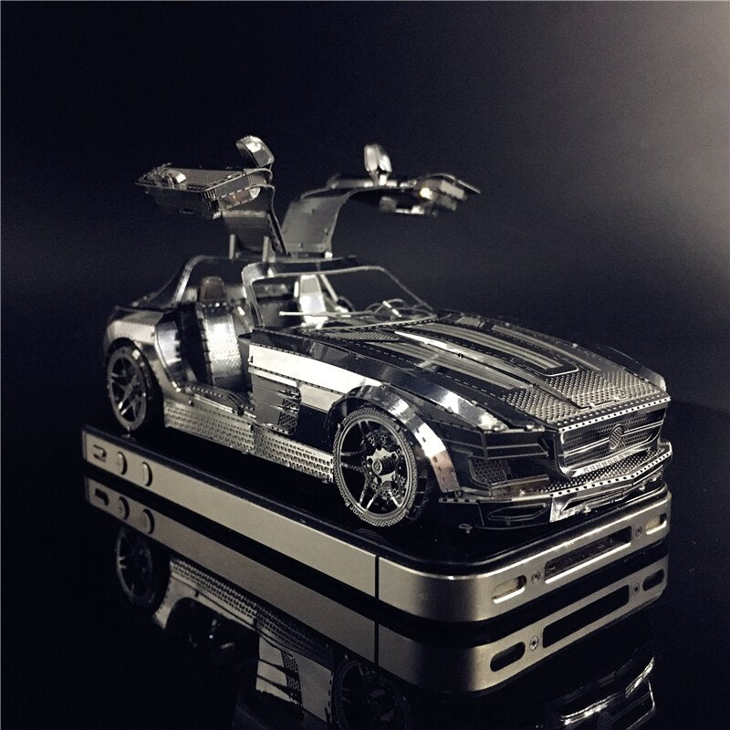 MMZ MODEL NANYUAN 3D Metal Model Kit - Sports Car with Butterfly Wings