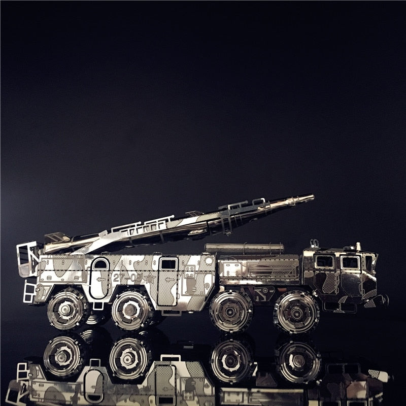 DF-11 Missile Carrier 3D Metal Model Kit - A Must-Have for Military Model Collectors