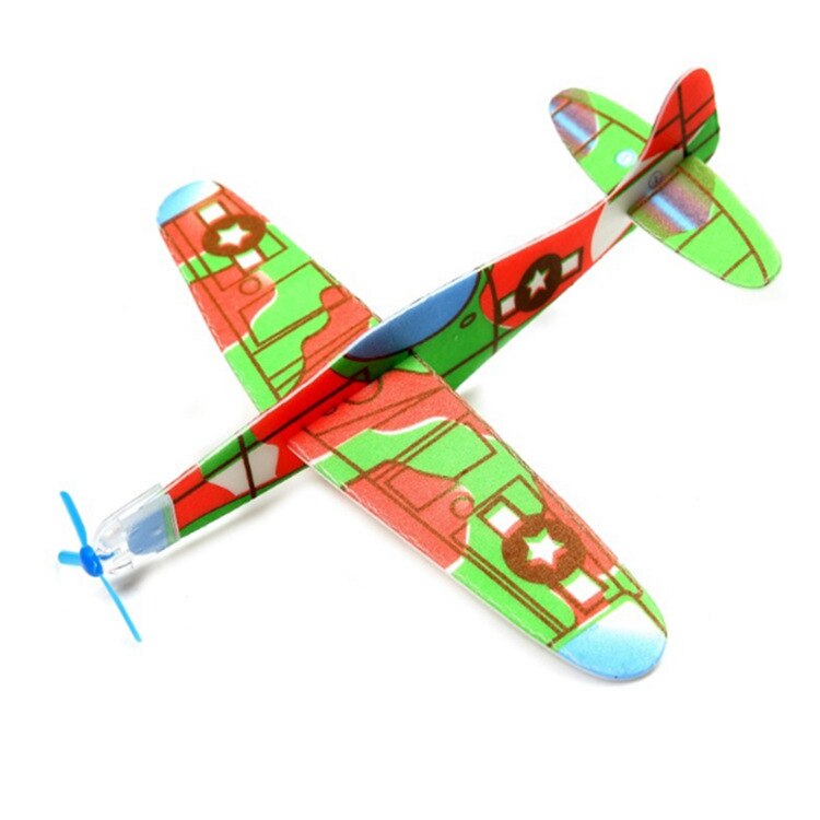 DIY Baby & Kids Mini Foam Handmade Throwing Flying Aircraft Airplane Glider, 1 Pc