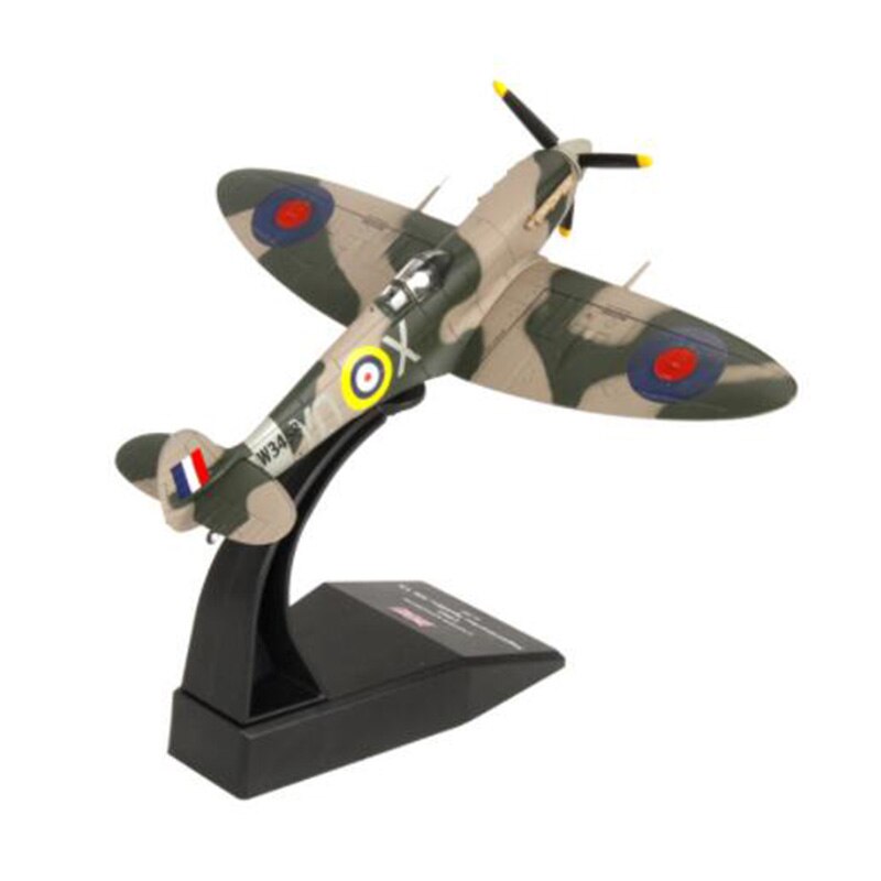 1/72 Scale Spitfire Jet Fighter Model - England Classic WWII Aircraft | HYINUO Collection