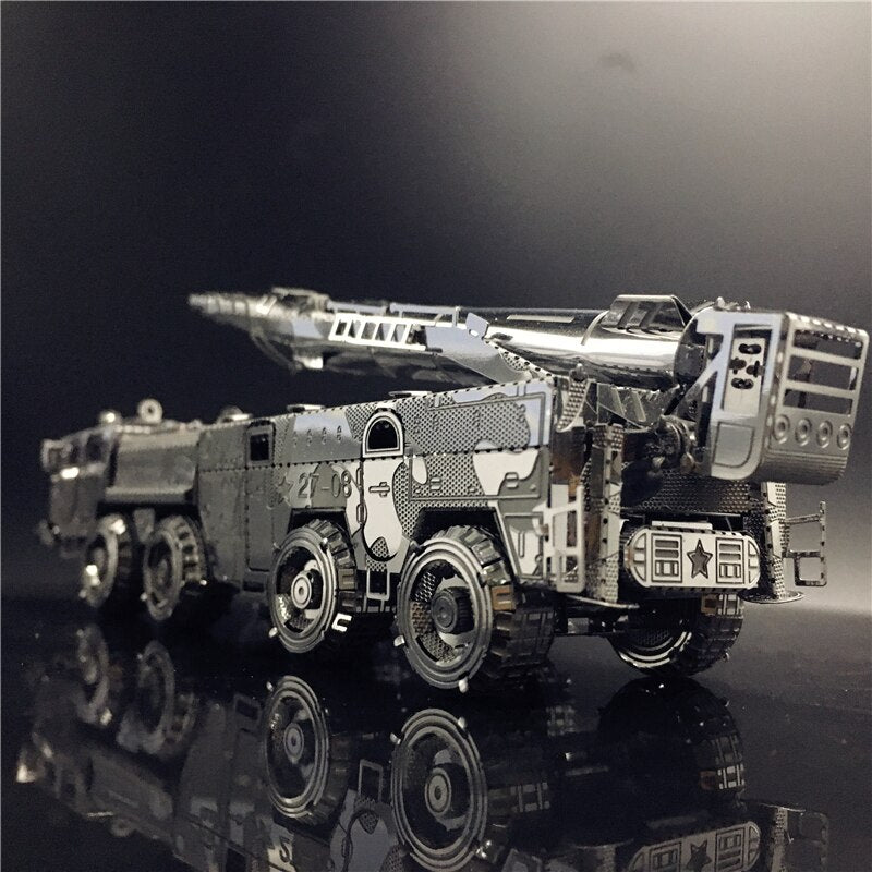DF-11 Missile Carrier 3D Metal Model Kit - A Must-Have for Military Model Collectors