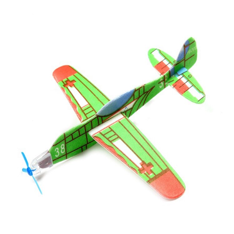 DIY Baby & Kids Mini Foam Handmade Throwing Flying Aircraft Airplane Glider, 1 Pc