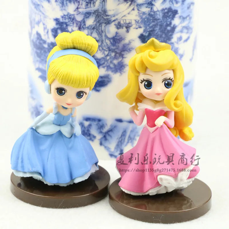 Disney Princesses Collectible Model Sets - 8-12pcs/Set Disney Princess Figures