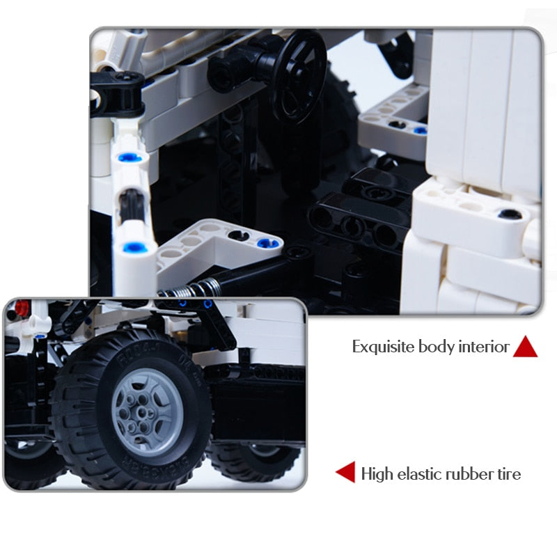 Cada Defender Remote Control RC Car Brick Model Set - 533Pcs