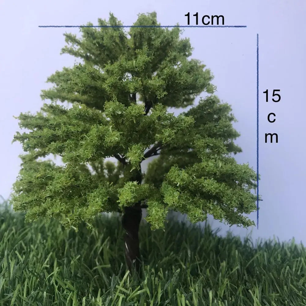 Shunshengmodel HO Scale Miniature Model Trees - Perfect for Railroad, Wargame Layouts, and Scenery Dioramas