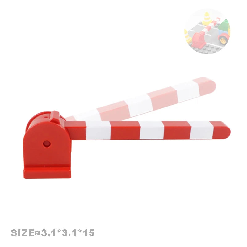 Big Size Building Blocks Engineering Accessories – City Scene, Walls, Doors, Hooks & Props