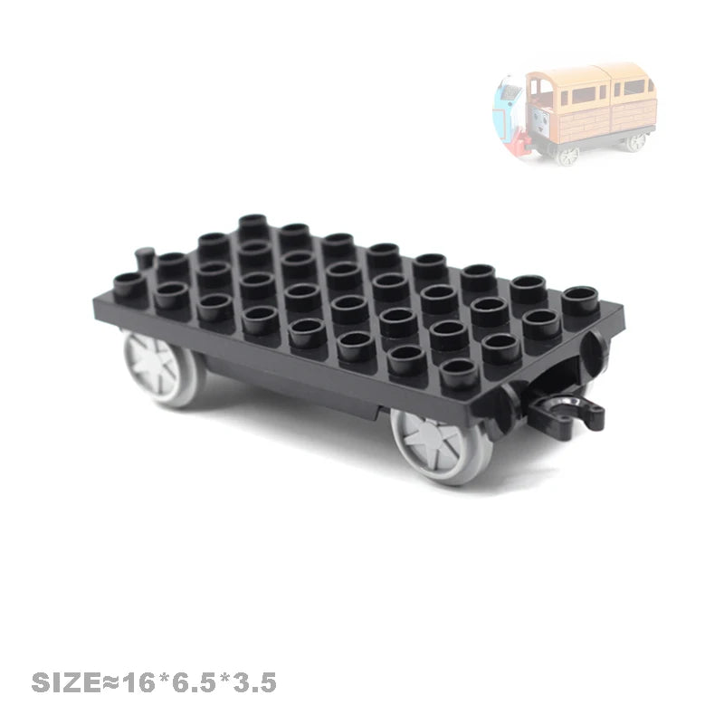 Big Size Building Blocks Engineering Accessories – City Scene, Walls, Doors, Hooks & Props