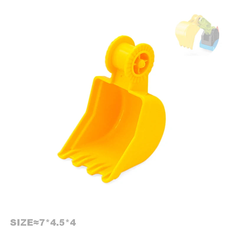 Big Size Building Blocks Engineering Accessories – City Scene, Walls, Doors, Hooks & Props