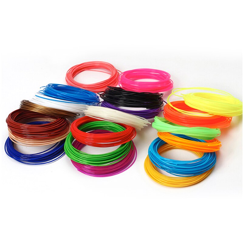 16 Colors 1.75MM ABS Filament Threads for 3D Printing Pen - 5 Meters Each