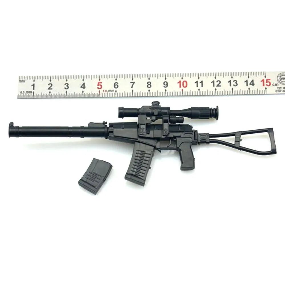 1/6 Scale SWAT AS VAL Assemble Gun Model – Detailed Building Puzzle for Action Figures