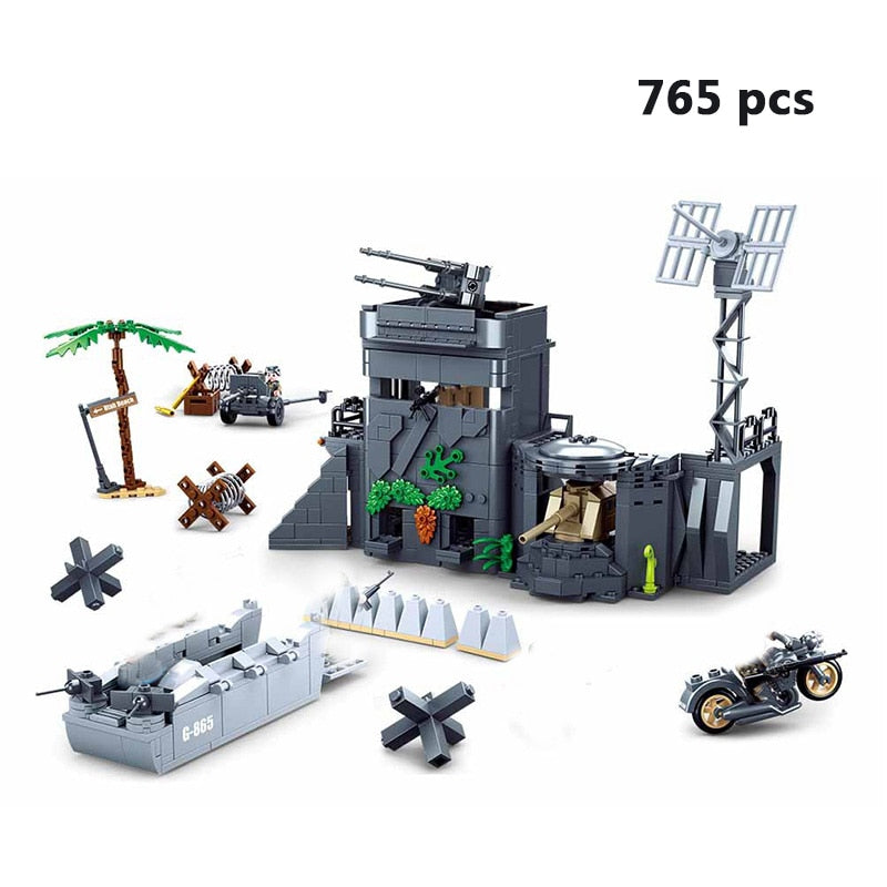 Island Fortress Hideout Brick Set