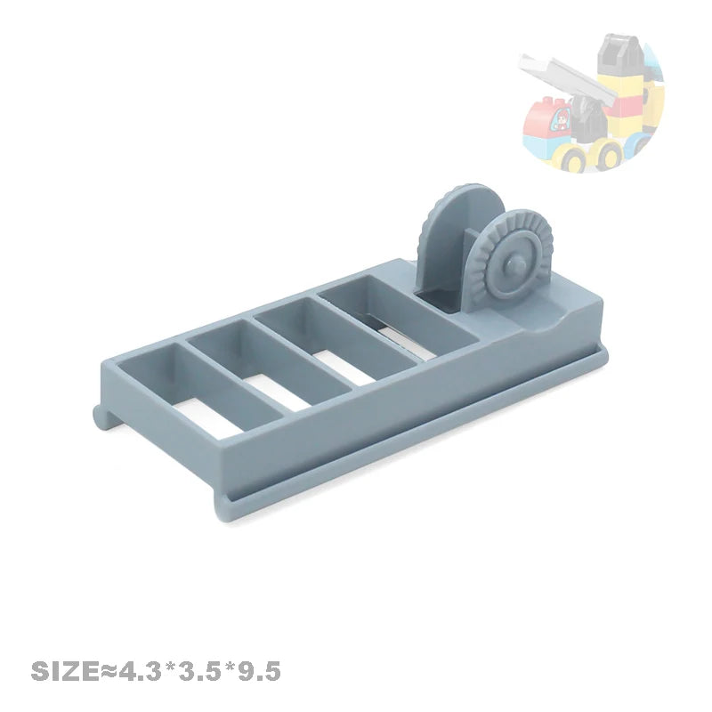 Big Size Building Blocks Engineering Accessories – City Scene, Walls, Doors, Hooks & Props