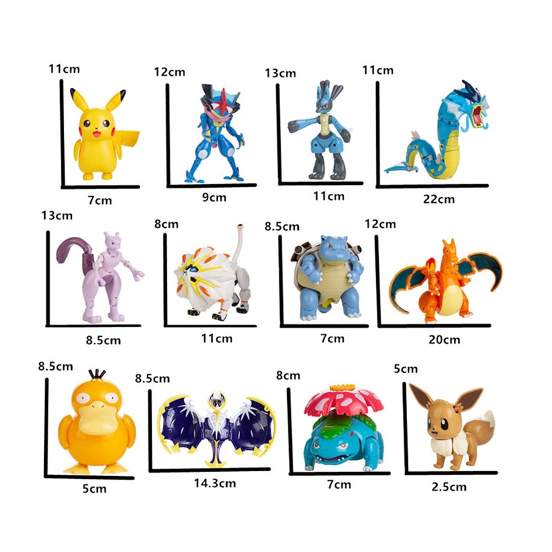 TAKARA TOMY Pokemon Action Figures: Pick Your Favorite Pokémon Character!