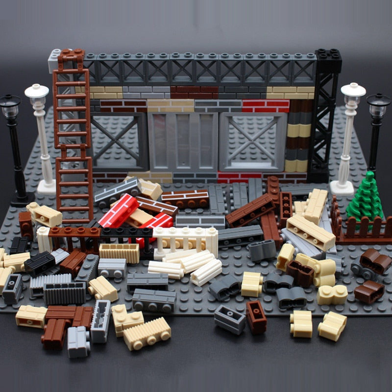 Downtown Scene Lego-Compatible Add-Ons by jile: Upgrade Your Brick City - Xclusive Collectibles