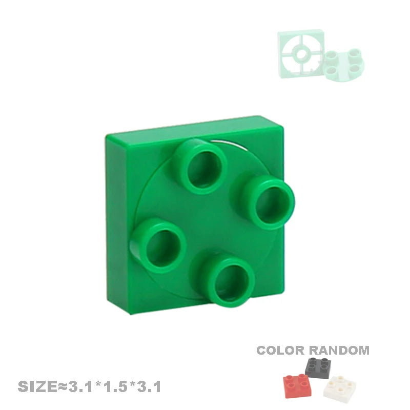 Big Size Building Blocks Engineering Accessories – City Scene, Walls, Doors, Hooks & Props