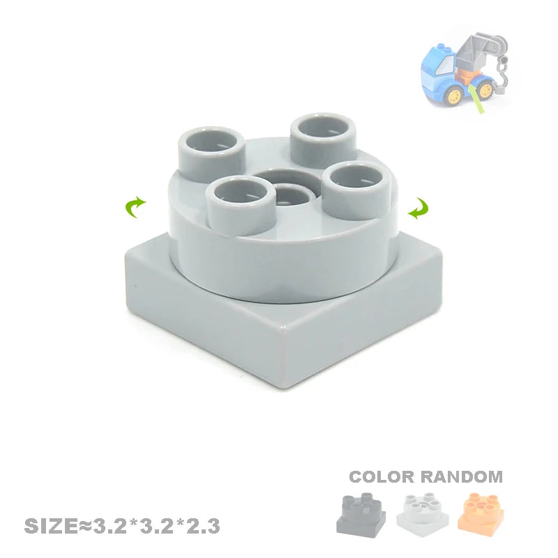 Big Size Building Blocks Engineering Accessories – City Scene, Walls, Doors, Hooks & Props