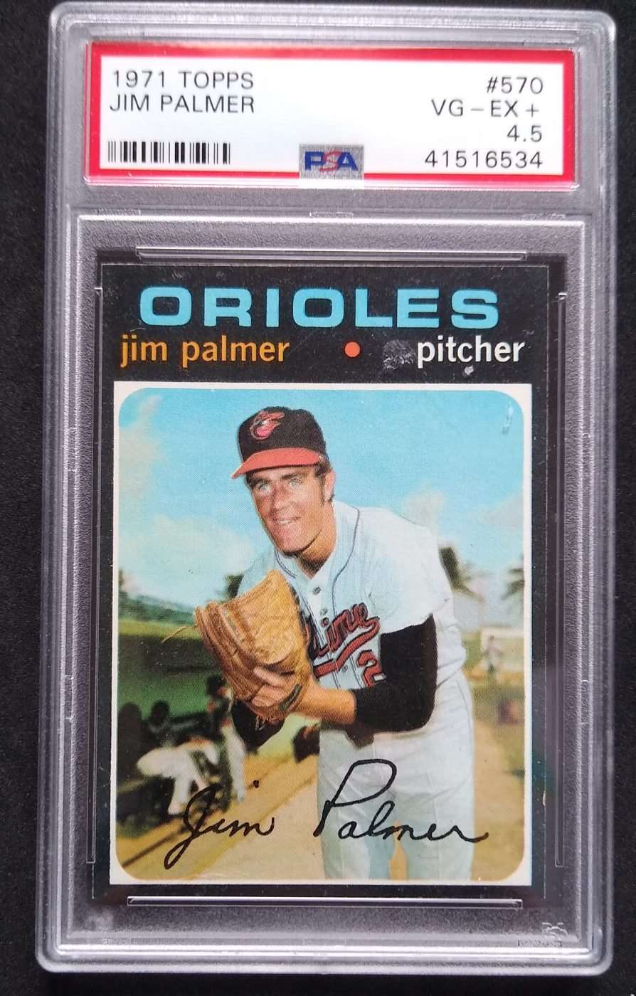 1971 Topps Jim Palmer PSA 4.5 Graded Baseball Card simple Xclusive Collectibles