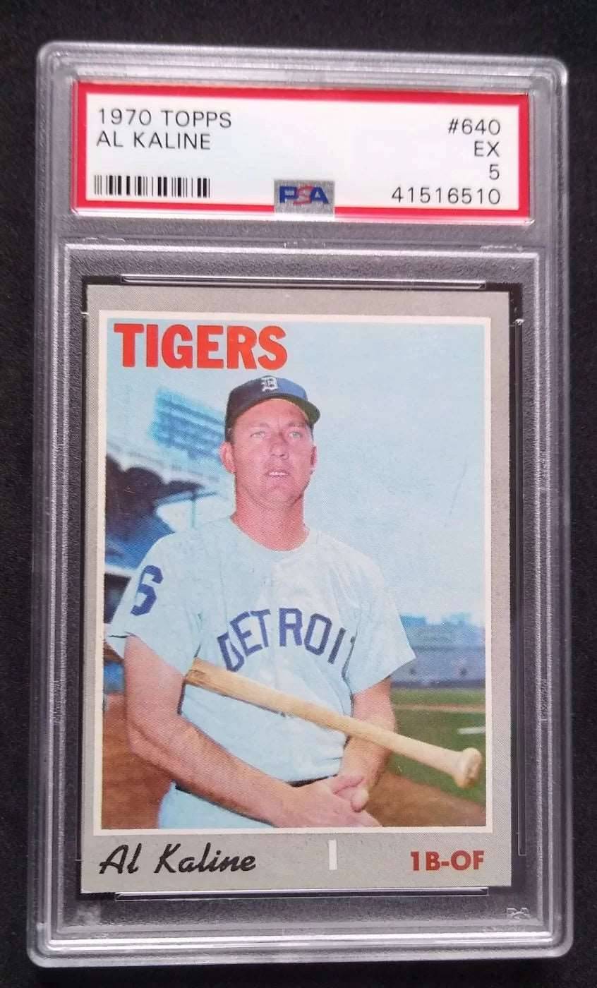 1957 Topps Baseball Al Kaline Card 125 SGC Graded 7