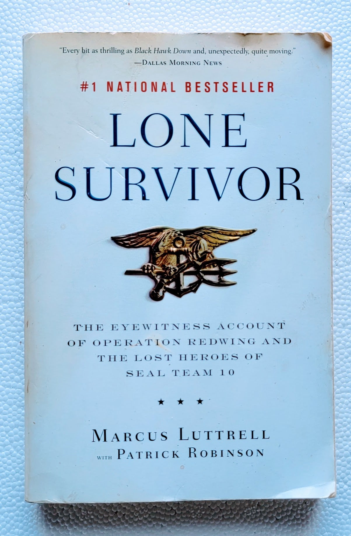 Lone Survivor: The Eyewitness Account of Operation Redwing Book by Marcus Lattrell Xclusive Collectibles