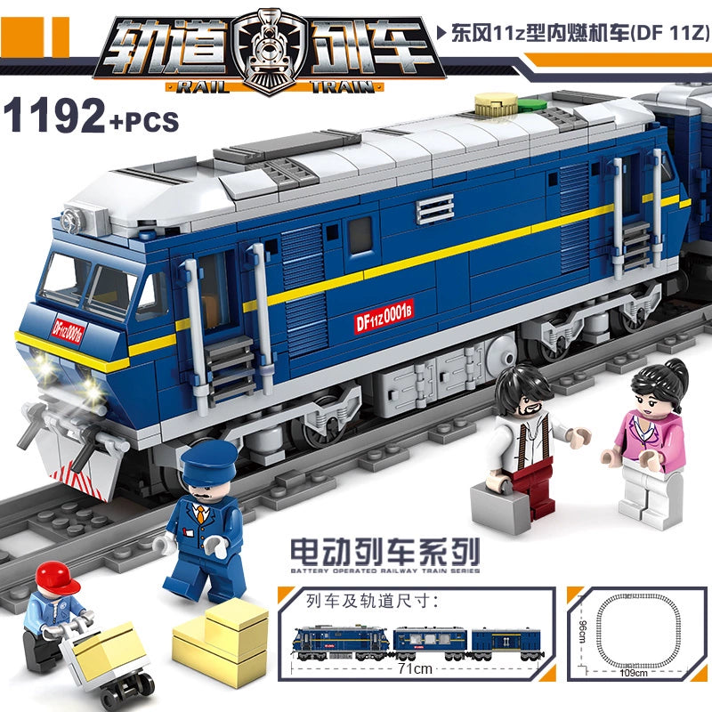 Electric High-Speed & Model Train Brick Sets