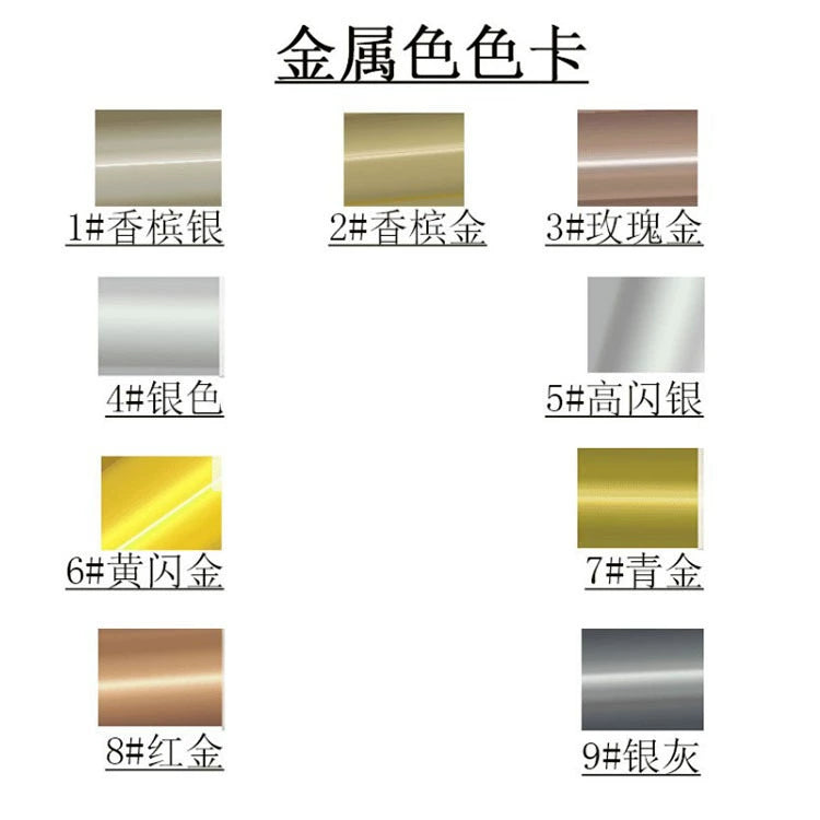 eries Water-Based Metallic Color Paints for Gundam and Military Models - 9 Shades, 20ml