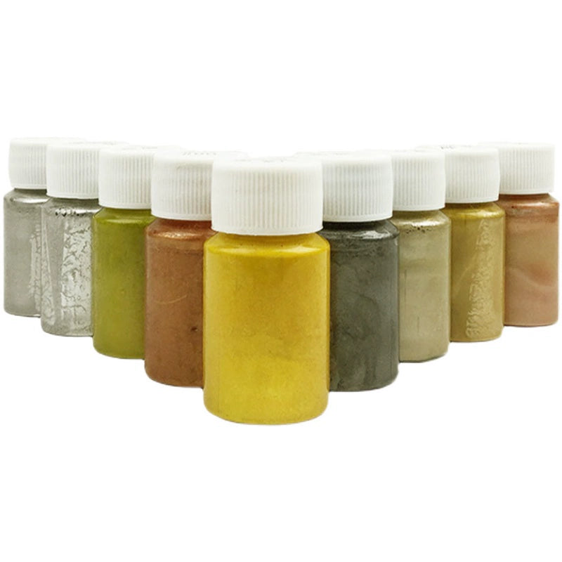 eries Water-Based Metallic Color Paints for Gundam and Military Models - 9 Shades, 20ml