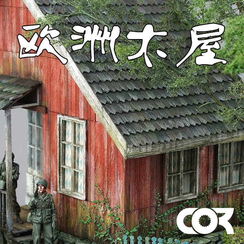 Kezuo 1:35 Scale European Cabin Table Model Building Kit & Paint Options