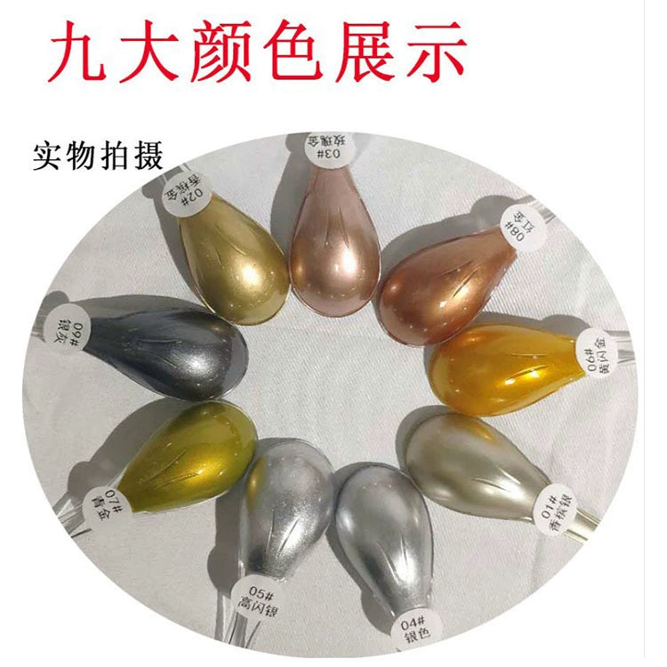 eries Water-Based Metallic Color Paints for Gundam and Military Models - 9 Shades, 20ml