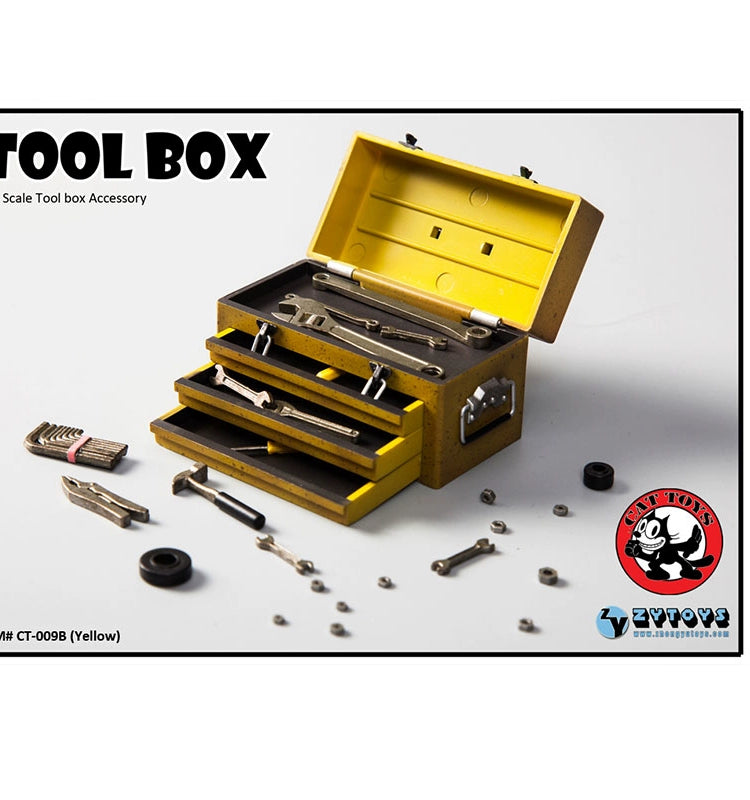 CT009 1/6 Scale Soldier Hand-Made Toolbox Scene Model Kit