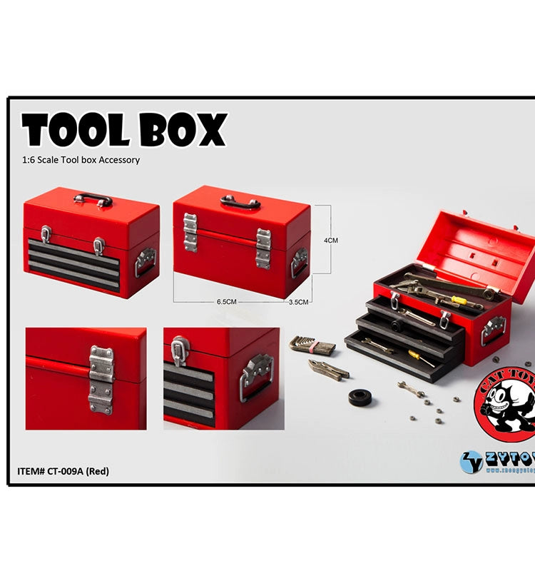 CT009 1/6 Scale Soldier Hand-Made Toolbox Scene Model Kit