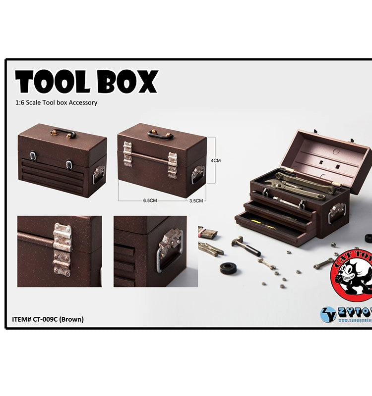 CT009 1/6 Scale Soldier Hand-Made Toolbox Scene Model Kit