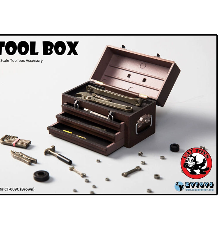 CT009 1/6 Scale Soldier Hand-Made Toolbox Scene Model Kit