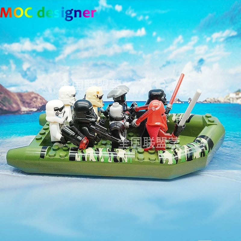 Elite Naval Missions: Special Forces Brick Boat Sets Collection