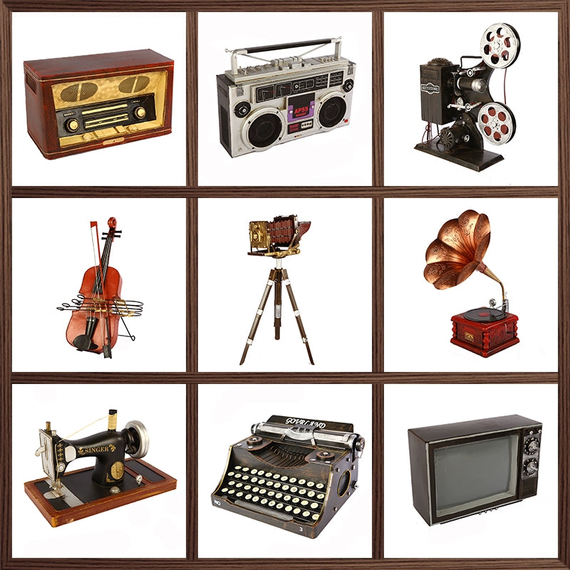 Retro Vintage Decorative Models – Sewing Machines, Radios, Cameras & More