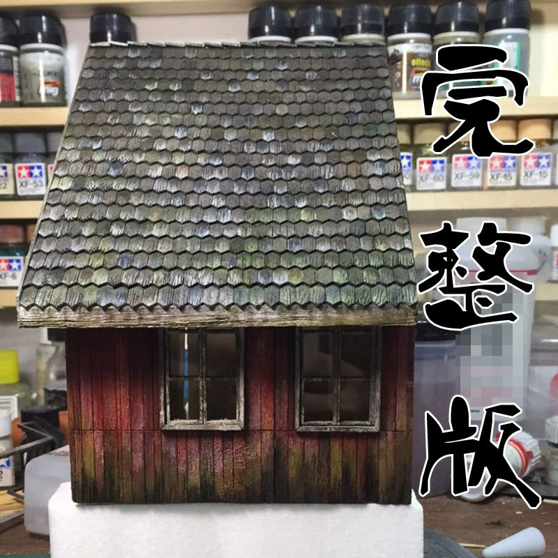 Kezuo 1:35 Scale European Cabin Table Model Building Kit & Paint Options