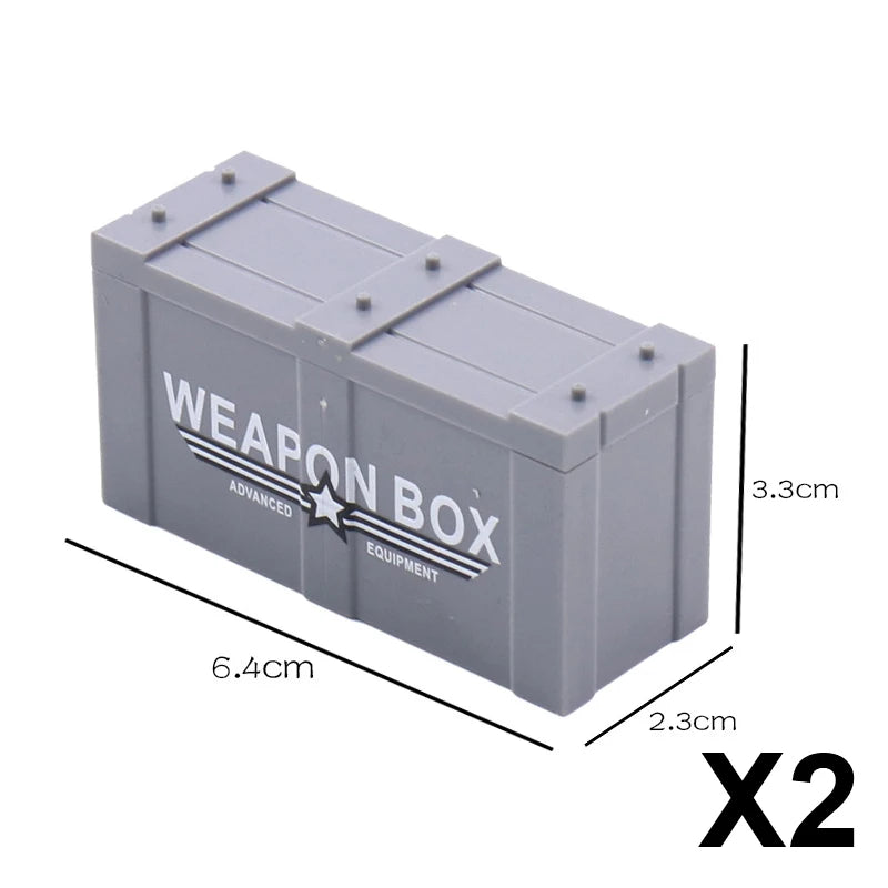 Military Building Blocks – Weapon Accessories, Helmets, and Supply Crates