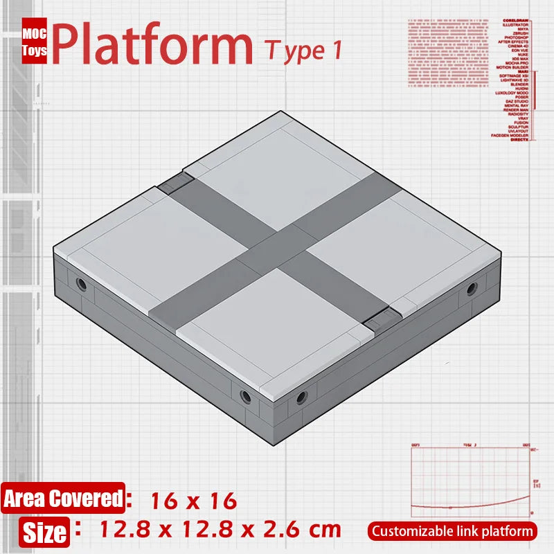 Military Base Defense Building Blocks – Missile Launcher, Supply Containers & Industrial Modules